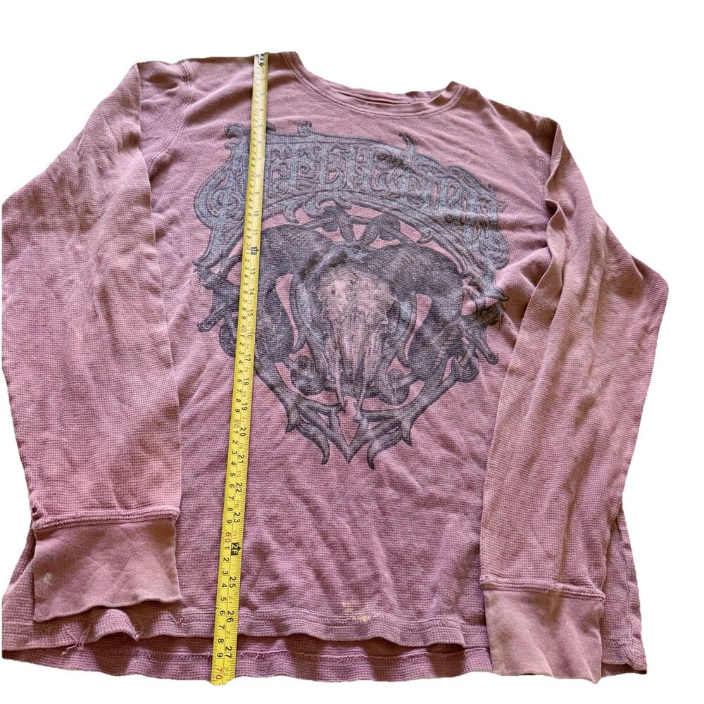 Affliction Strike Deadly A16860 Long Sleeve Graphic Fashion Thermal for Men Lrg - Picture 3 of 16